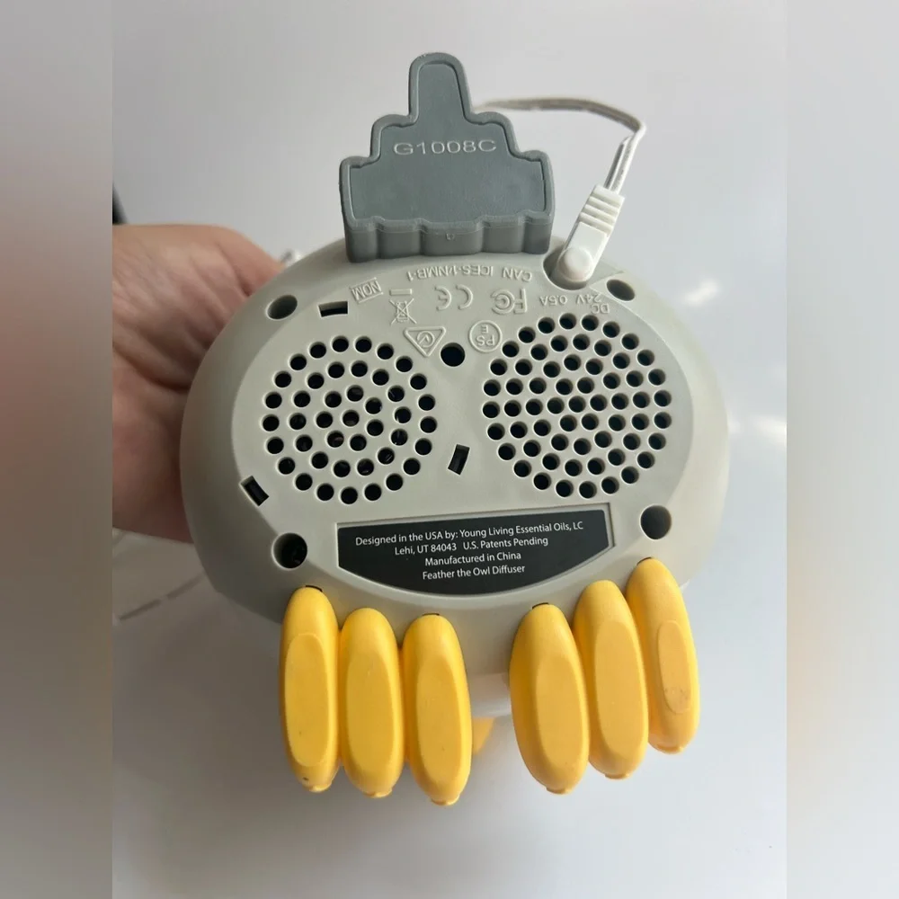 Young Living Feather The Owl Kids Essential Oil Diffuser White Noise Night Light